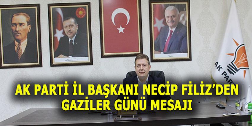 NECİP FİLİZ'DEN GAZİLER GÜNÜ MESAJI