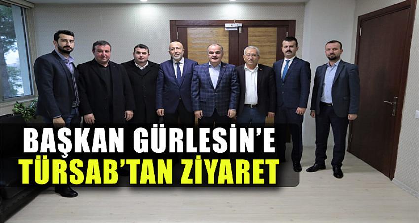 BAŞKAN GÜRLESİN’E TÜRSAB’TAN ZİYARET