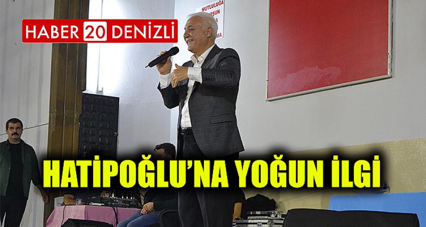 Hatipoğlu’na yoğun ilgi 