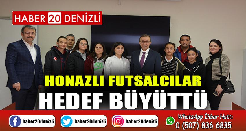 HONAZLI FUTSALCILAR HEDEF BÜYÜTTÜ