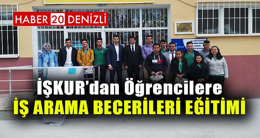 “İŞ ARAMA BECERİLERİ EĞİTİMİ” VERİLDİ