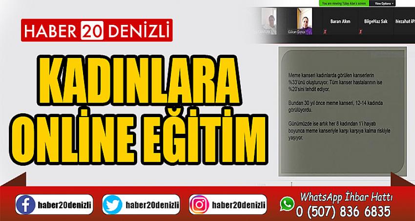 Kadınlara online eğitim