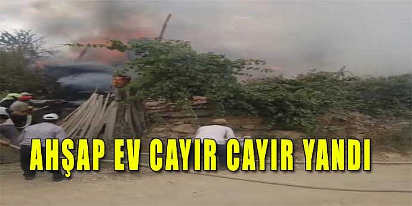 AHŞAP EV CAYIR CAYIR YANDI