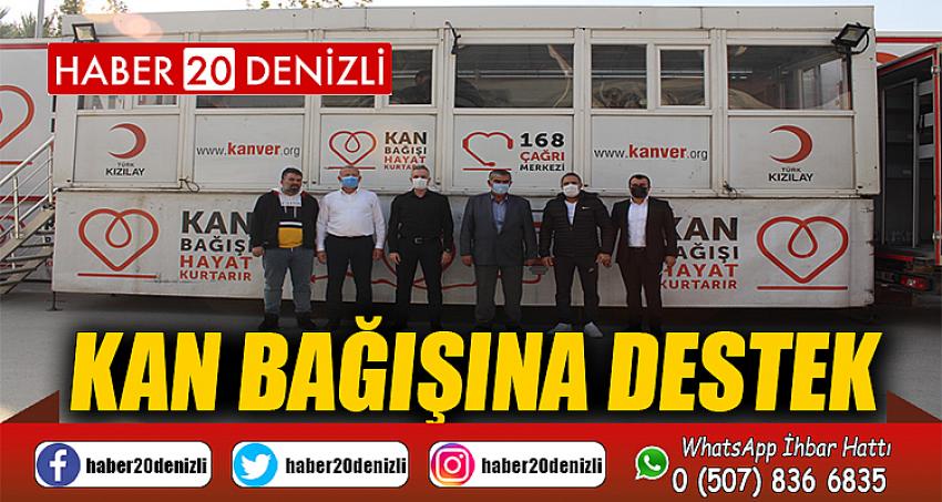 AK Parti Sarayköy İlçe Başkanlığı kan bağışına destek verdi