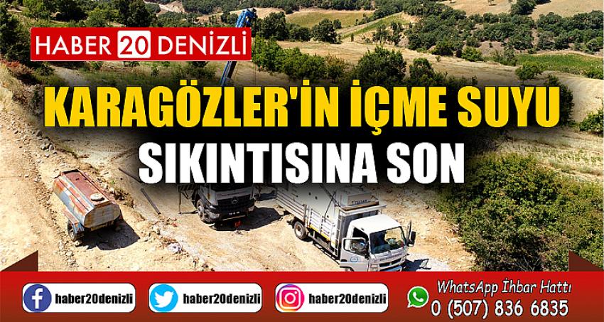 Karagözler'in içme suyu sıkıntısına son