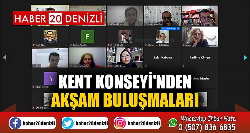 Kent Konseyi'nden Akşam Buluşmaları