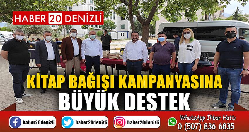 Kitap bağışı kampanyasına büyük destek