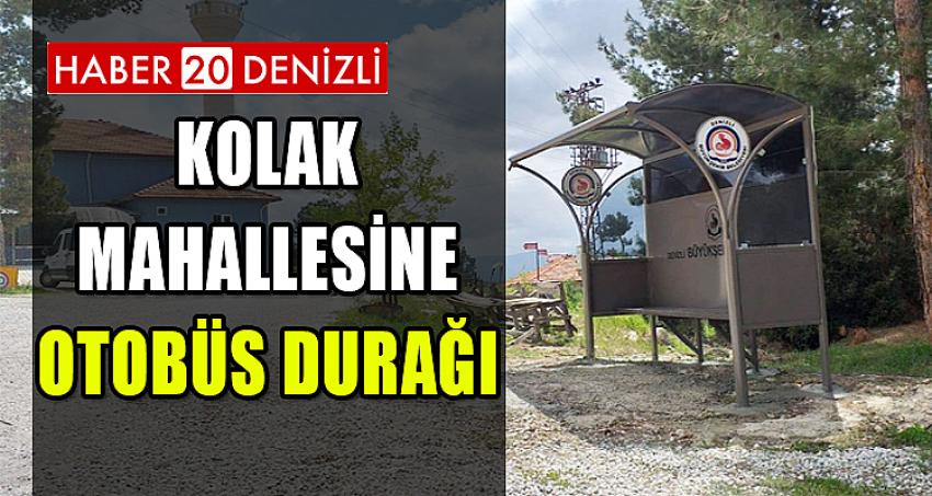 Kolak Mahallesine Otobüs Durağı Yapıldı