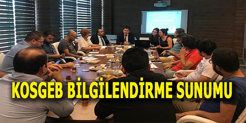 KOSGEB BİLGİLENDİRME SUNUMU...
