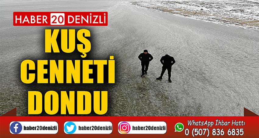 Kuş cenneti dondu