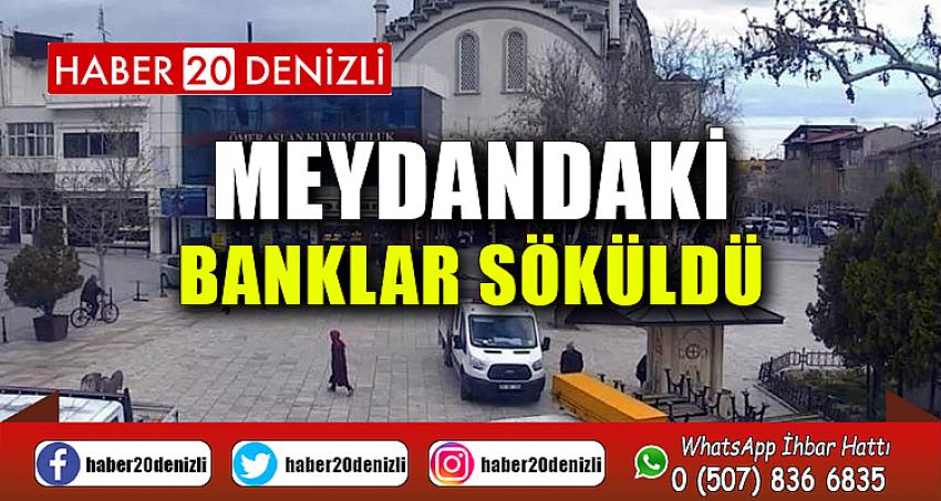 Yaşlılar Korona virüsüne aldırış etmeyince banklar söküldü