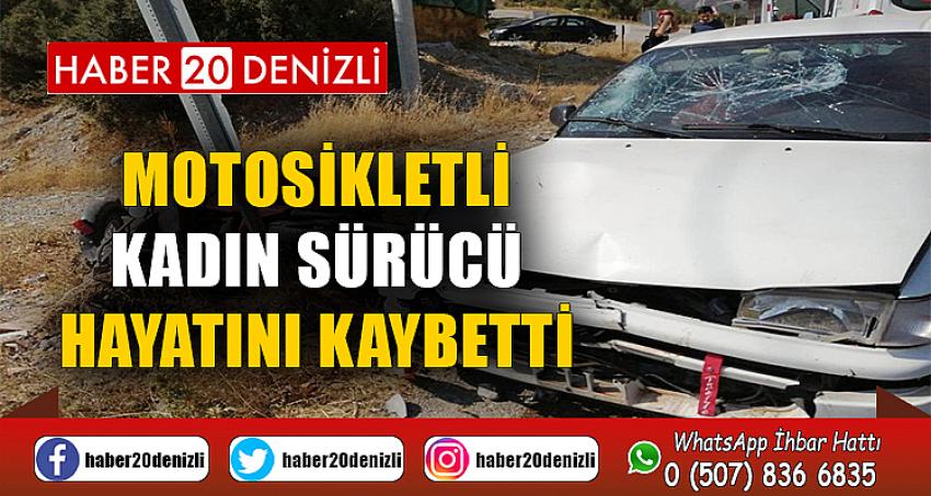 Otomobil ile motosiklet çarpıştı