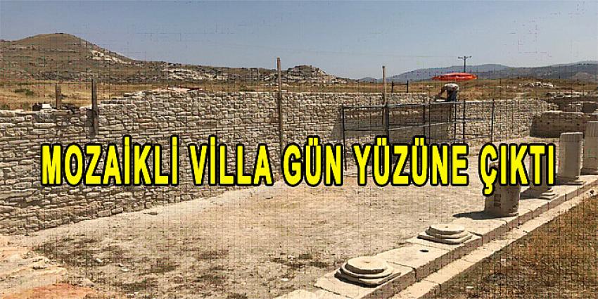 MOZAİKLİ VİLLA GÜN YÜZÜNE ÇIKTI