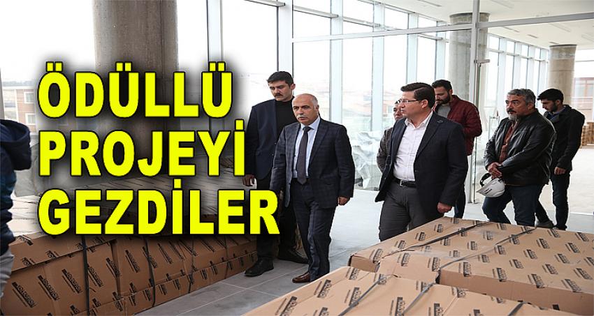 ÖDÜLLÜ PROJEYİ GEZDİLER