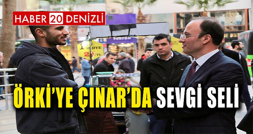 ÖRKİ’YE ÇINAR’DA SEVGİ SELİ