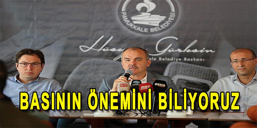 BAŞKAN GÜRLESİN, “BASININ ÖNEMİNİ BİLİYORUZ”