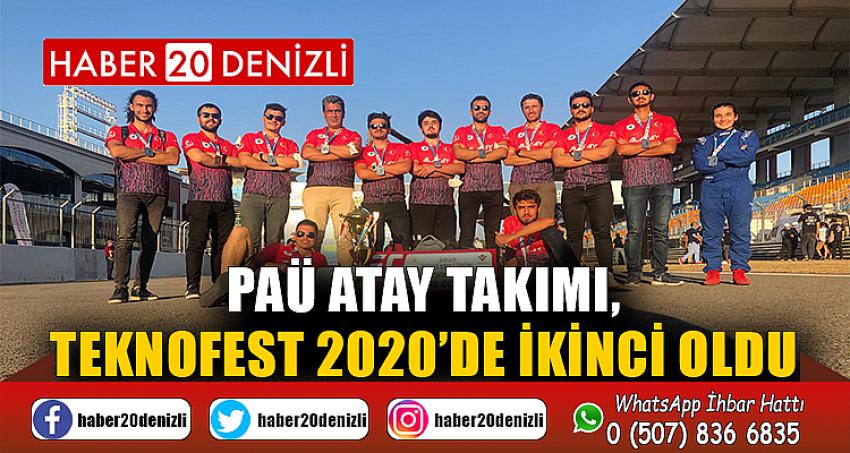 PAÜ ATAY Takımı, TEKNOFEST 2020’de İkinci Oldu