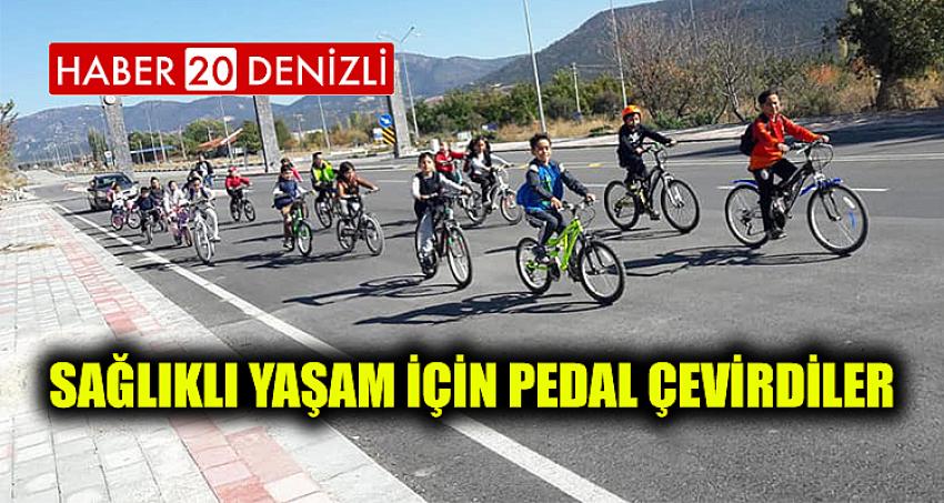 Sağlıklı Yaşam İçin Pedal Çevirdiler