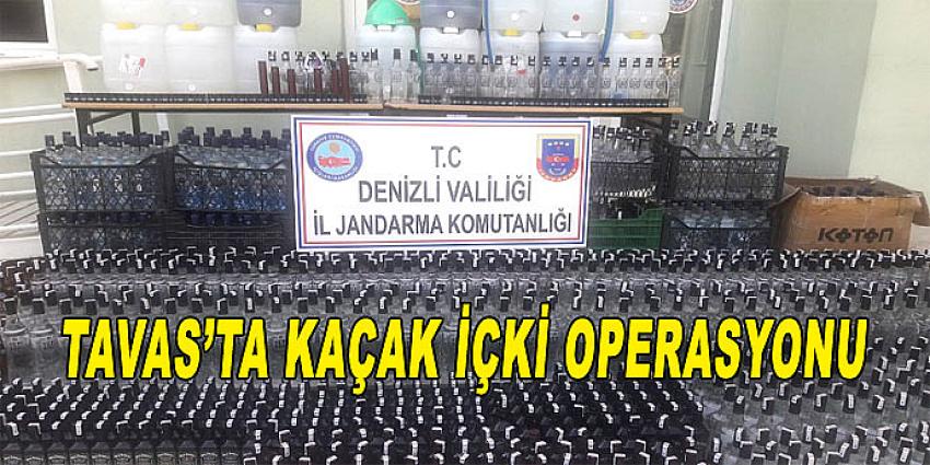 TAVAS’ DA KAÇAK İÇKİ OPERASYONU