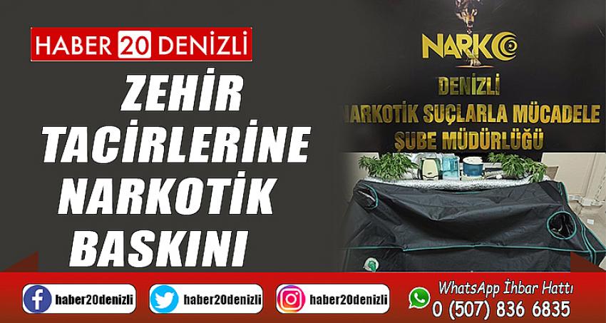 Zehir tacirlerine narkotik baskını