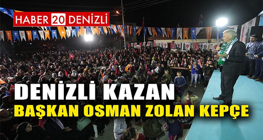 Denizli kazan, Başkan Osman Zolan kepçe