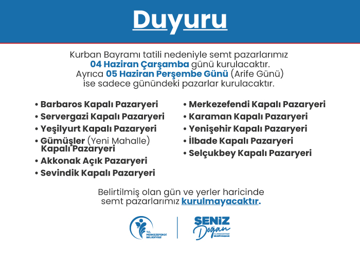 merkezefendi pazar yerleri papup