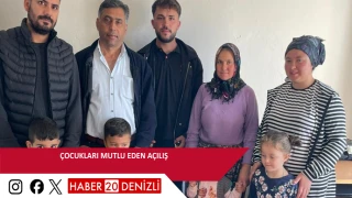 Çocukları mutlu eden açılış