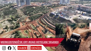 Merkezefendi'de off-road heyecanı yaşandı