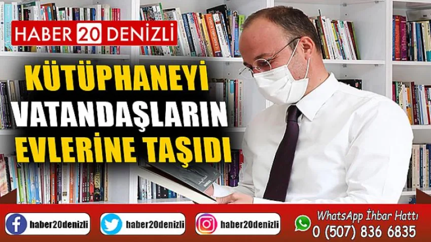 Pamukkale Belediyesi Kütüphaneyi Vatandaşların Evlerine Taşıdı