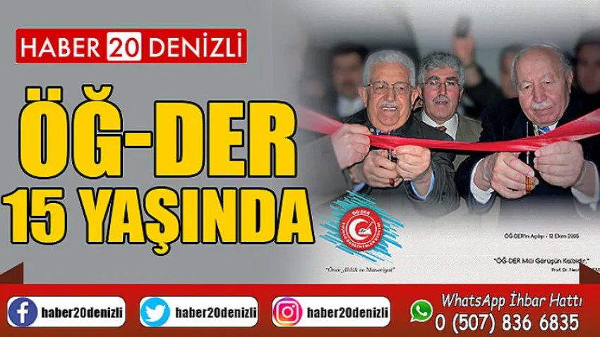 Öğ-der 15 Yaşında