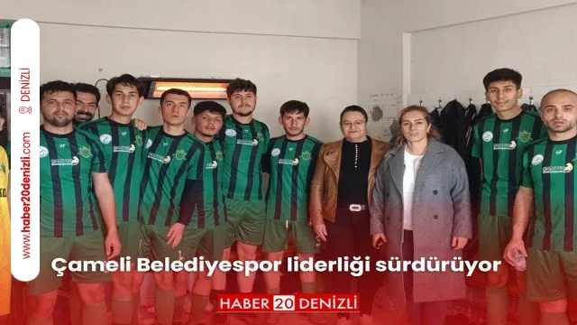 Çameli Belediyespor liderliği sürdürüyor