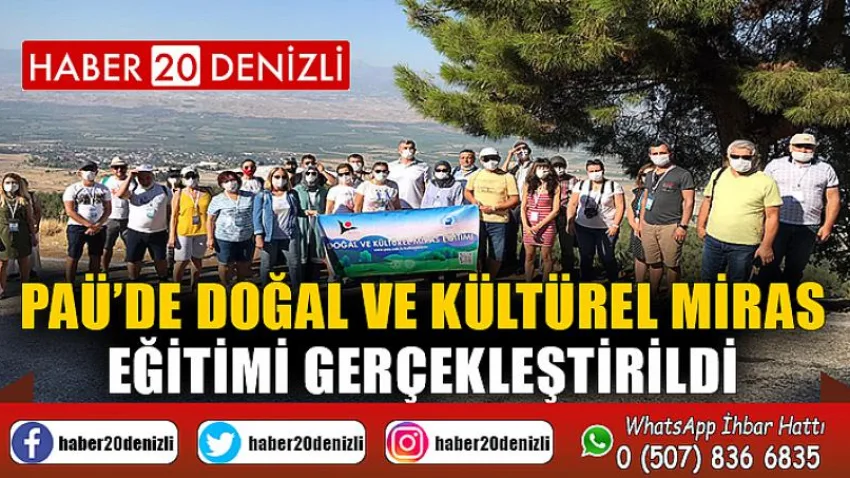 PAÜ’de Doğal ve Kültürel Miras Eğitimi Gerçekleştirildi