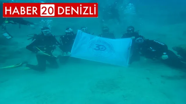 Öğrenciler su altı arkeolojisi eğitimini almaya başladı