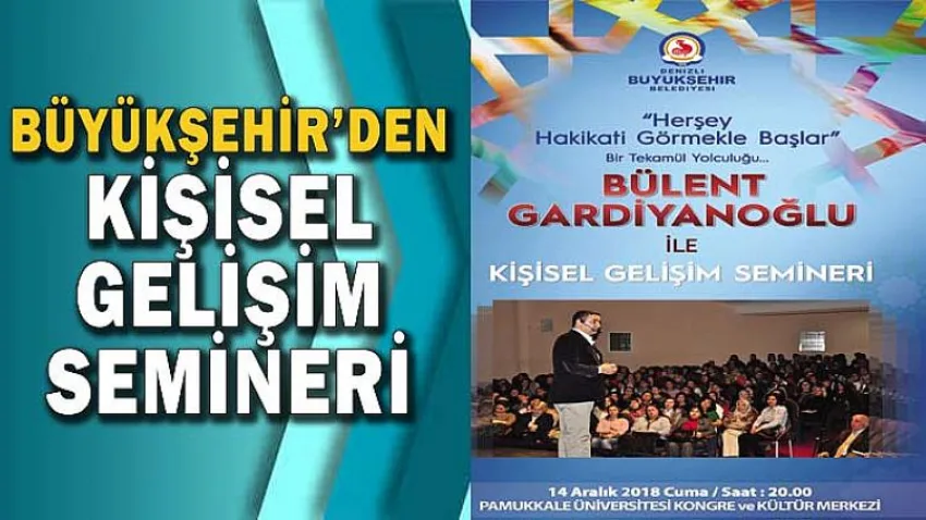 Büyükşehir'den Kişisel Gelişim Semineri