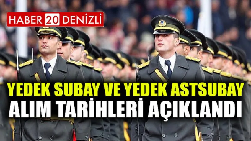 Yedek Subay ve Yedek Astsubay Alım Tarihleri Açıklandı