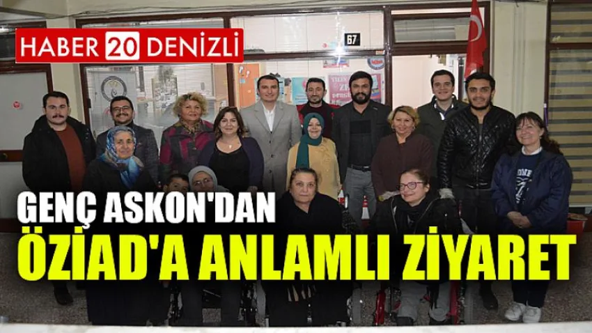 Genç ASKON'dan, ÖZİAD'a Anlamlı Ziyaret