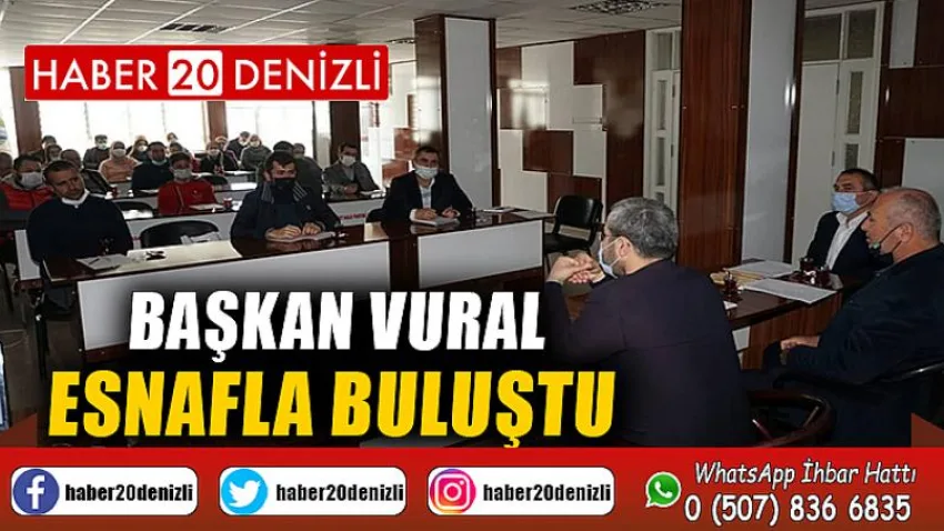 Başkan Vural Esnafla Buluştu