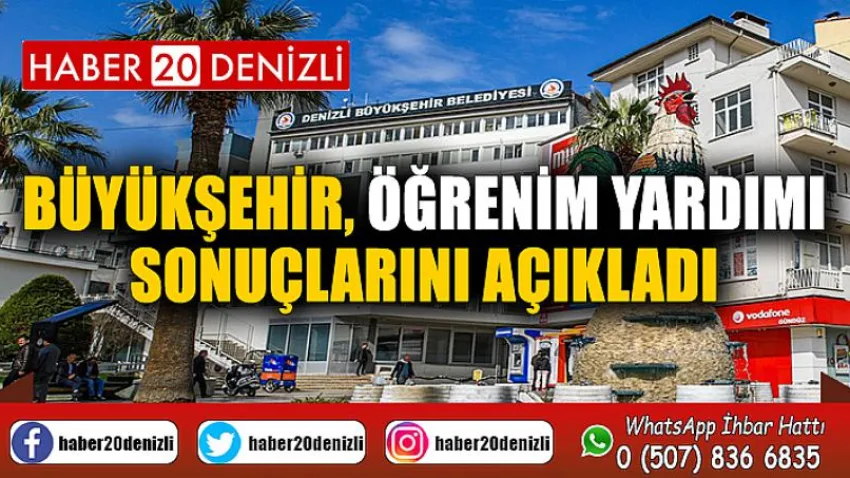 Büyükşehir, öğrenim yardımı sonuçlarını açıkladı