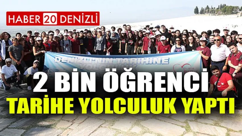 2 Bin Öğrenci Tarihe Yolculuk Yaptı