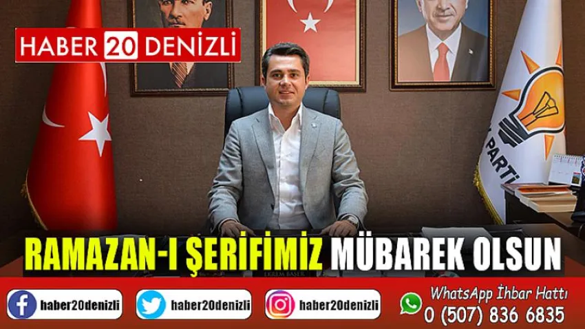 Ramazan-ı Şerifimiz Mübarek Olsun