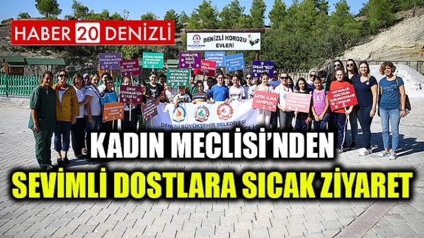 Kadın Meclisi’nden sevimli dostlara sıcak ziyaret