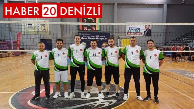 Çameli Belediyesi Voleybol Takımı turnuvada rahat kazandı