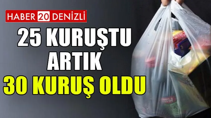 25 Kuruştu Artık 30 Kuruş Oldu