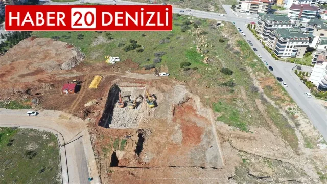 Denizli’nin en büyük içme suyu deposu inşa ediliyor