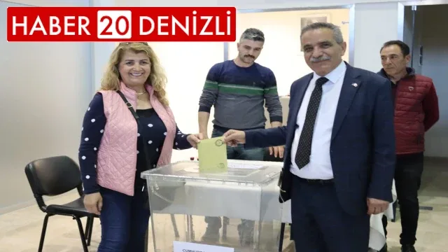 Çardak Havalimanı'nda oy kullanma işlemi başladı