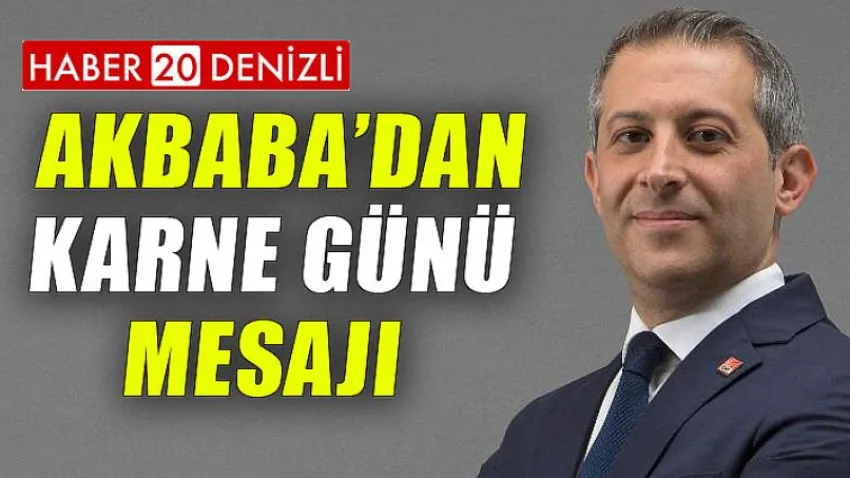 Akbaba'dan Karne Günü Mesajı