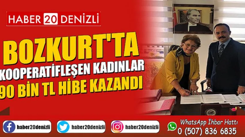 Bozkurt'ta kooperatifleşen kadınlar 90 bin TL hibe kazandı