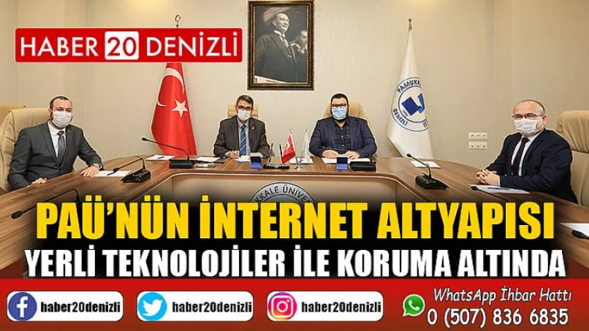 PAÜ’nün İnternet Altyapısı Yerli Teknolojiler ile Koruma Altında