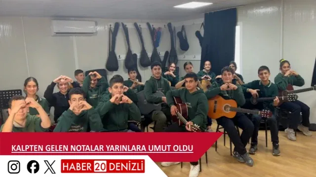 Kalpten gelen notalar yarınlara umut oldu