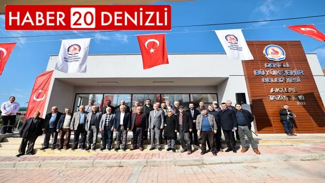 Denizli Büyükşehir taziye evlerine bir yenisini Aktepe'de ekledi